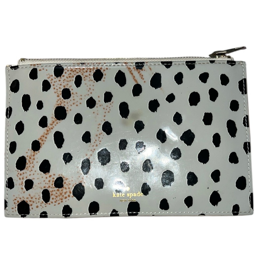 Kate Spade Dalmatian Print Clutch Envelope Wristlet